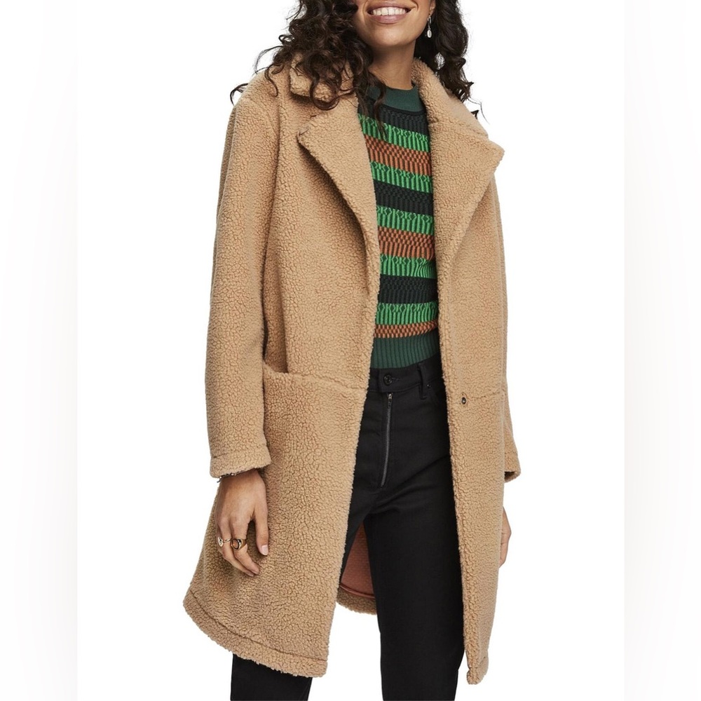 Scotch and Soda teddy bear coat M